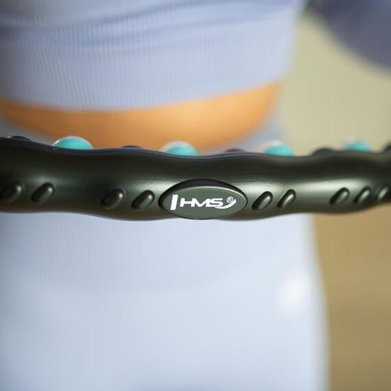 HHP006 Black-Blue Hula Hop Masujący Z Magnesami 98Cm HMS, Kolor: czarny/niebieski, Waga: 0,86 kg, Rozmiar: 98 cm, 13 zdjęcie