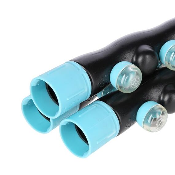 HHP006 Black-Blue Hula Hop Masujący Z Magnesami 98Cm HMS, Kolor: czarny/niebieski, Waga: 0,86 kg, Rozmiar: 98 cm, 7 zdjęcie