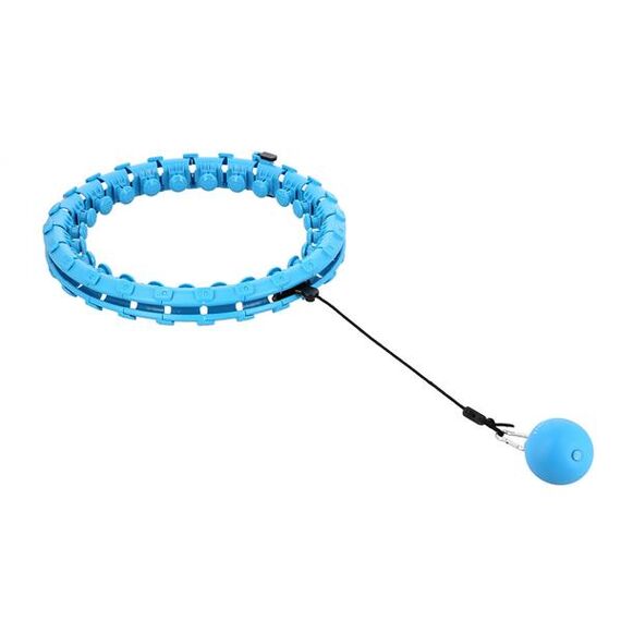 HHW01 Hula Hop Blue Z Wypustkami I Obciążnikiem HMS, Kolor: niebieski, Waga: 1,25  kg, 6 zdjęcie