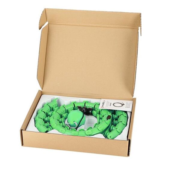 HHW01 Hula Hop Green Z Wypustkami I Obciążnikiem HMS, 17 zdjęcie