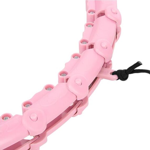 HHW02 Hula Hop Light Pink Z Wypustkami I Obciążnikiem HMS, 9 zdjęcie