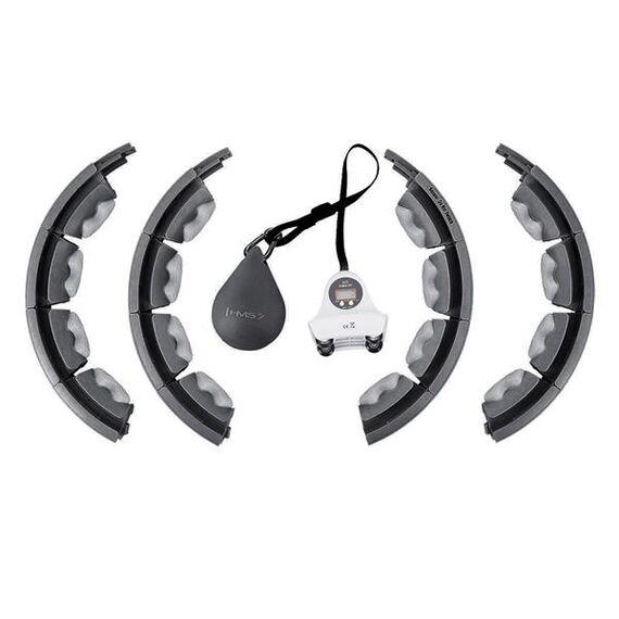 HHW06 Hula Hop Black Z Wypustkami I Obciążnikiem + Licznik HMS, 6 zdjęcie
