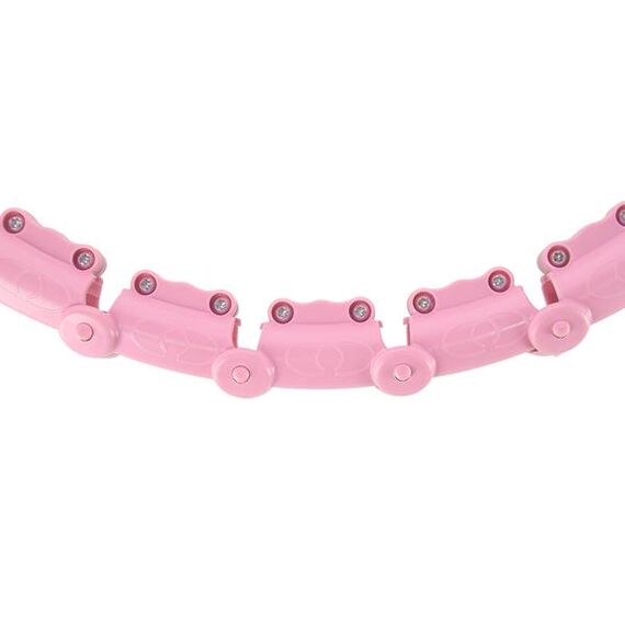 HHW11 Plus Size Hula Hop Light Pink Z Wypustkami I Obciążnikiem HMS, 9 zdjęcie