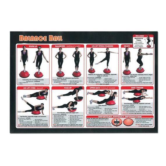 BSX Pro Czarna Piłka Do Balansowania HMS PREMIUM, 12 zdjęcie