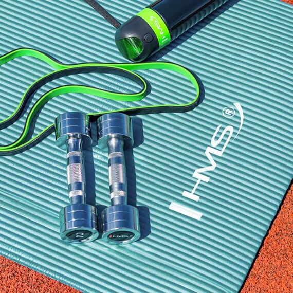 YM07 Mata Do Jogi 183 x 61 Cm HMS, Kolor: turkusowy, 9 zdjęcie