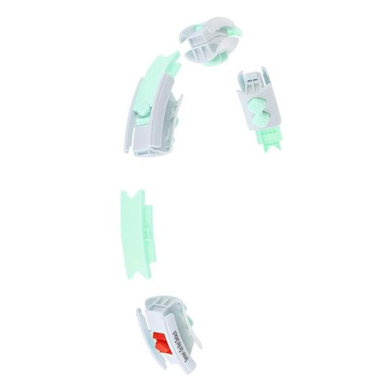 ZESTAW Hula Hop Hhw06 Green Z Piłką Grawitacyjną I Licznikiem + Pas Br163 Black HMS, 15 zdjęcie