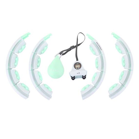 ZESTAW Hula Hop Hhw06 Green Z Piłką Grawitacyjną I Licznikiem + Pas Br163 Black HMS, 18 zdjęcie