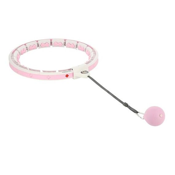 ZESTAW Hula Hop Hhw06 Pink Z Piłką Grawitacyjną I Licznikiem + Pas Br163 Black HMS, 13 zdjęcie