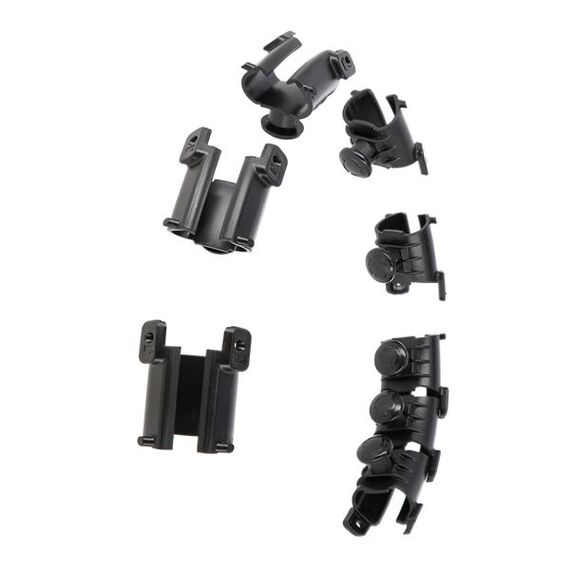 ZESTAW Hula Hop Hhw12 Black Z Wypustkami I Obciążnikiem + Pas Br163 Black Plus Size HMS, 14 zdjęcie