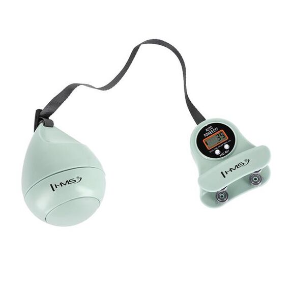 ZESTAW Hula Hop Magnetyczny Green Hhm13 Z Licznikiem + Pas Wyszczuplający Br163 Black HMS, 21 zdjęcie