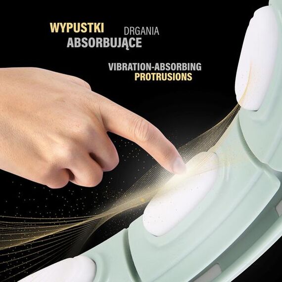 HMS zestaw do odchudzania hula hop fitness z licznikiem  HHM15 + pas neoprenowy BR163, 8 zdjęcie