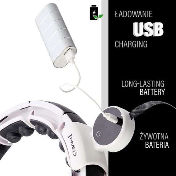 HMS zestaw do odchudzania hula hop fitness z licznikiem  HHM16+ pas neoprenowy BR163, 11 zdjęcie