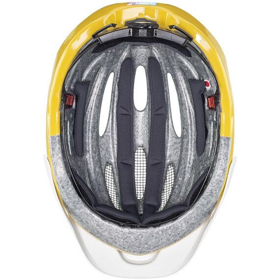 UVEX Kask rowerowy True, Kolor: żółty, Rozmiar: 52-55, 2 zdjęcie