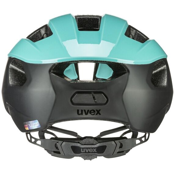UVEX Kask rowerowy Rise cc, Kolor: turkusowy, Rozmiar: 56-59, 4 zdjęcie