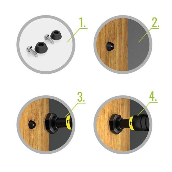 DD201 Drążek Rozporowy 90-130 Cm HMS PREMIUM, 9 zdjęcie
