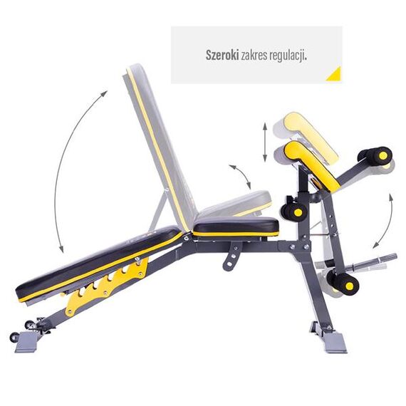 LS3061 Ławka Pod Sztangę HMS PREMIUM, 6 zdjęcie