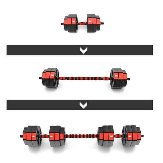 SGC30 Zestaw Sztangielki-Sztanga Kompozyt 30 Kg HMS, 3 zdjęcie