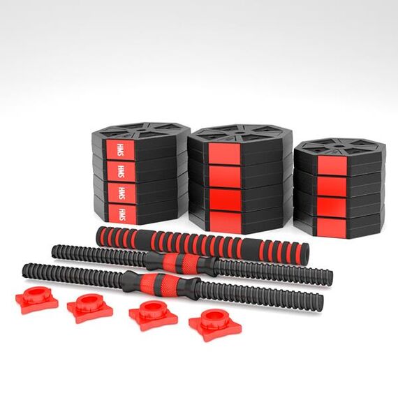 SGC30 Zestaw Sztangielki-Sztanga Kompozyt 30 Kg HMS, 5 zdjęcie