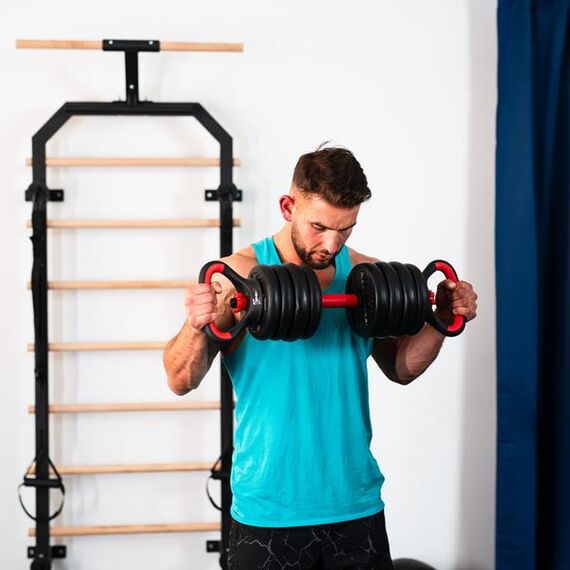 SGN130 Pro Set 6W1 Zestaw Ciężarów 30Kg HMS, 16 zdjęcie