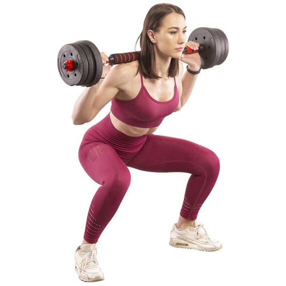 SGP15 Sztangielki-Sztanga Kompozyt 15 Kg HMS, 11 zdjęcie