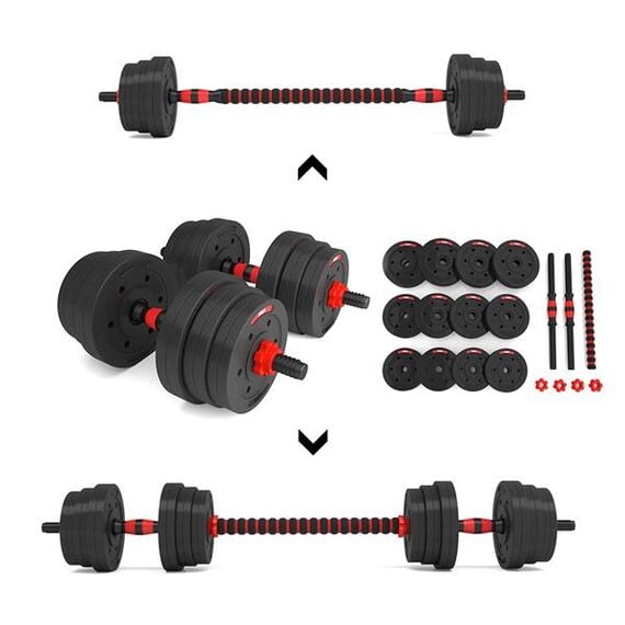 SGP20 ZESTAW Sztangielki-Sztanga Kompozyt 20 Kg HMS