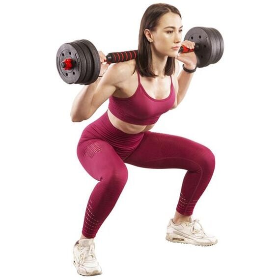 SGP30 ZESTAW Sztangielki-Sztanga Kompozyt 30 Kg HMS, 14 zdjęcie