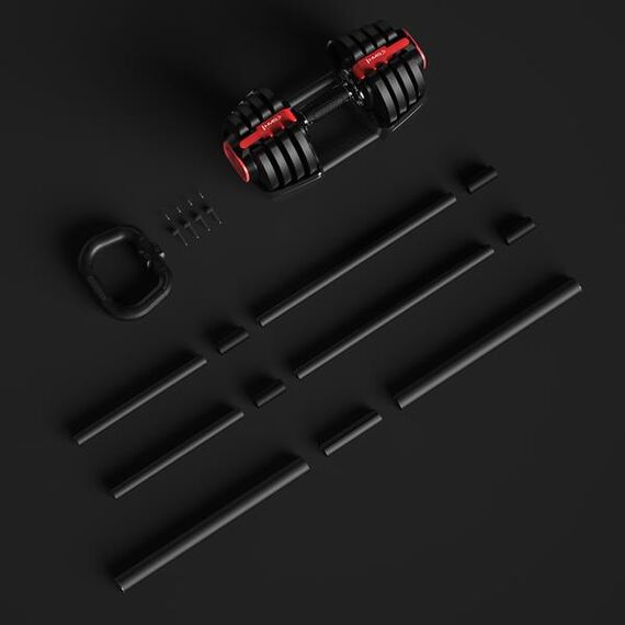 SGR18 Pro Set 3W1 Zestaw Regulowanych Sztangielek 41 Kg HMS, 15 zdjęcie