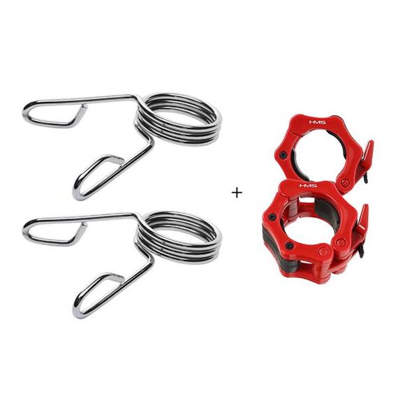 GO205+ Zacisk Zg1000R Gryf Olimpijski 13.5Kg 150cm HMS PREMIUM, 11 zdjęcie