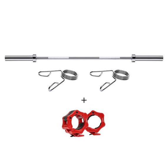 GO205+ Zacisk Zg1000R Gryf Olimpijski 13.5Kg 150cm HMS PREMIUM, 2 zdjęcie