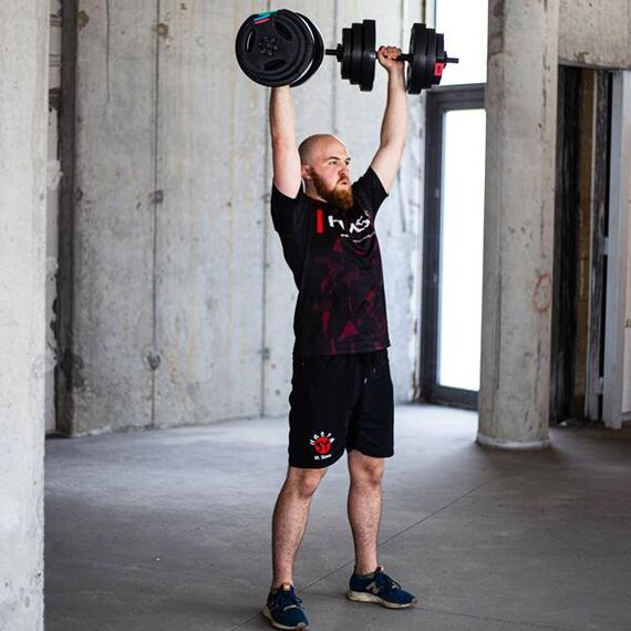 SG40 (2 Części) Sztangielka Kompozyt 40 Kg HMS, 10 zdjęcie