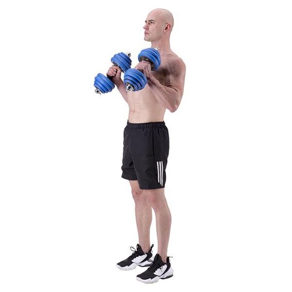 SGG30 Bar Sztangielki-Sztanga Gumowane 30 Kg HMS, 15 zdjęcie