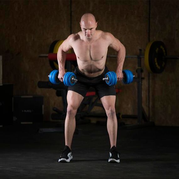 SGG30 Bar Sztangielki-Sztanga Gumowane 30 Kg HMS, 24 zdjęcie