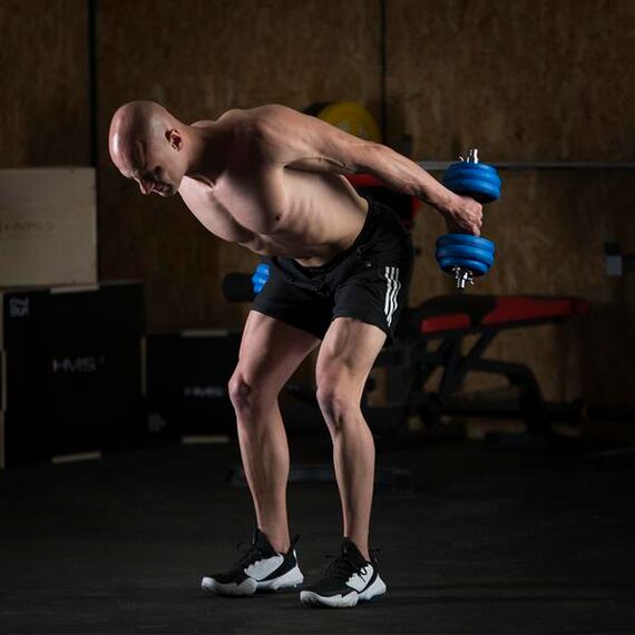 SGG30 Bar Sztangielki-Sztanga Gumowane 30 Kg HMS, 25 zdjęcie