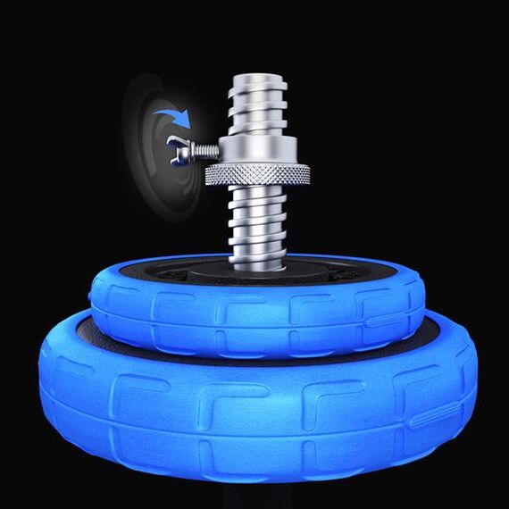 SGG30 Bar Sztangielki-Sztanga Gumowane 30 Kg HMS, 6 zdjęcie