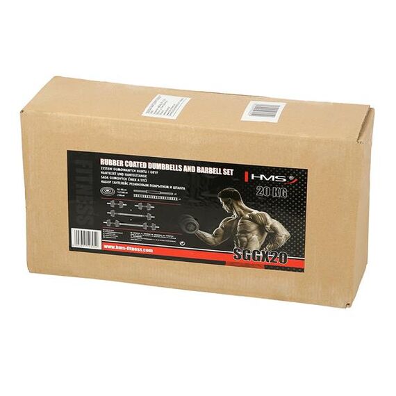 SGGX20 Sztangielki Gumowane 20 Kg HMS, 24 zdjęcie