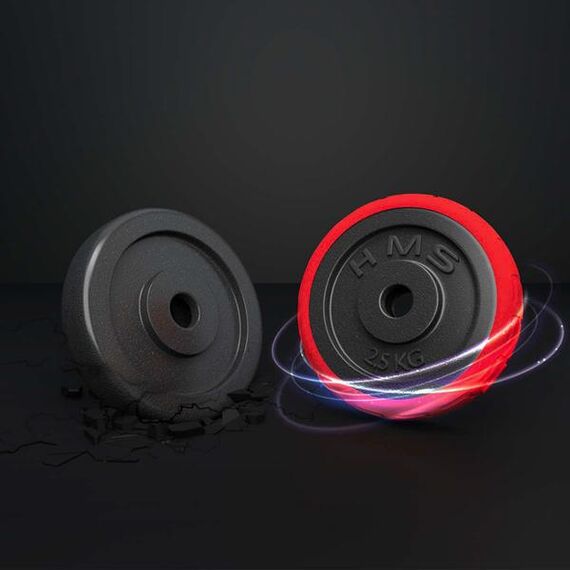 SGGX20 Sztangielki Gumowane 20 Kg HMS, 6 zdjęcie