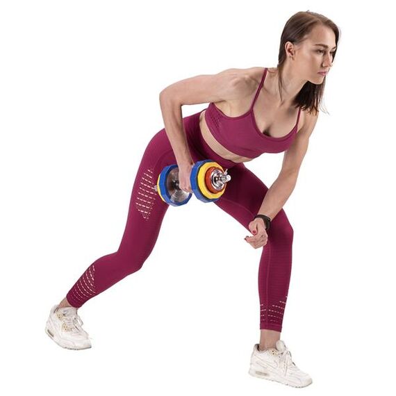 SKC20 Sztangielki-Sztanga W Walizce Kolorowe 2X10Kg HMS, 18 zdjęcie