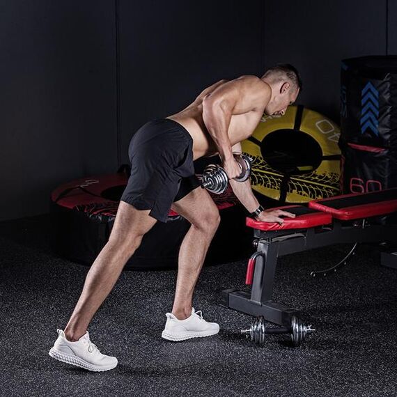 STC21 SZTANGIELKI/SZTANGA W WALIZCE CHROM 2x10KG HMS, 13 zdjęcie