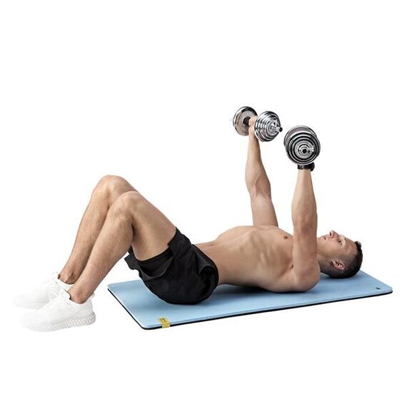 STC21 SZTANGIELKI/SZTANGA W WALIZCE CHROM 2x10KG HMS, 18 zdjęcie