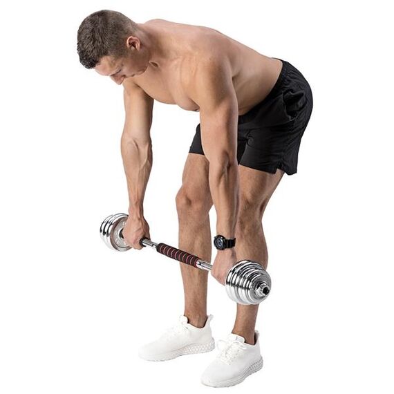 STC21 SZTANGIELKI/SZTANGA W WALIZCE CHROM 2x10KG HMS, 20 zdjęcie