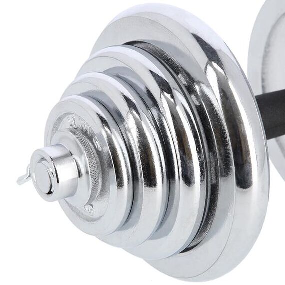 STC55 Sztangielki-Sztanga Prosta I Łamana W Walizce Chrom 55Kg HMS, 13 zdjęcie