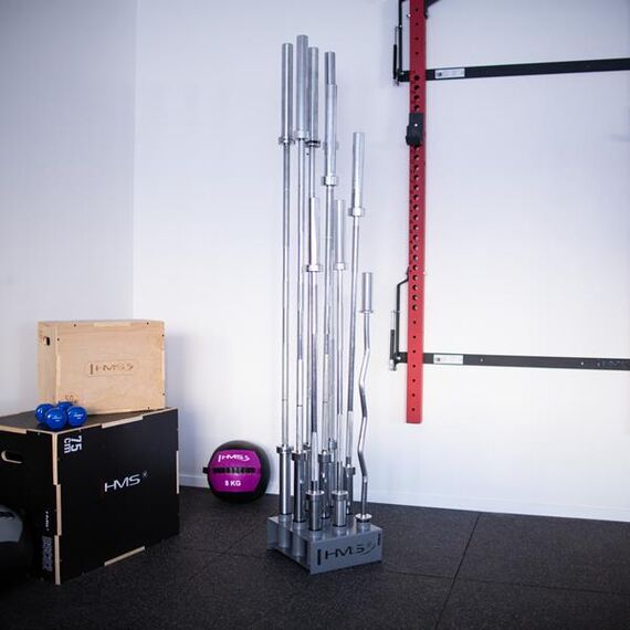 HMS STR35 Stojak Na Gryfy Olimpijskie Commercial Hms, 15 zdjęcie