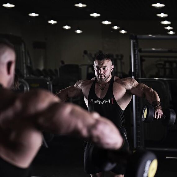 HMS HG Pro 37.5 Kg Hantla Gumowana  , 7 zdjęcie