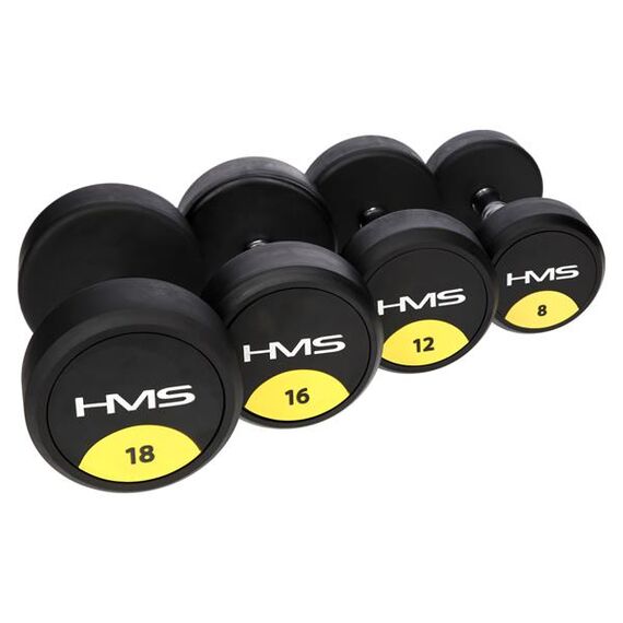 HMS HG Pro 5 Kg Hantla Gumowana, 3 zdjęcie HMS HG Pro 5 Kg Hantla Gumowana, 3 zdjęcie