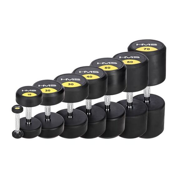 HMS HG Pro 5 Kg Hantla Gumowana, 5 zdjęcie HMS HG Pro 5 Kg Hantla Gumowana, 5 zdjęcie