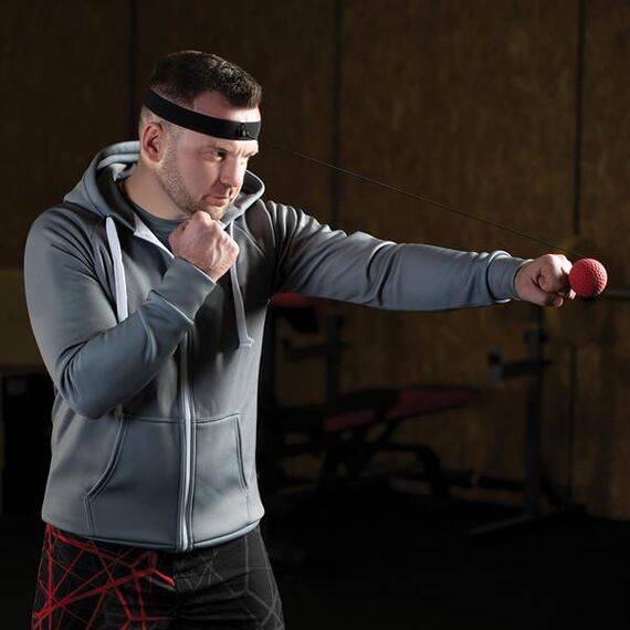 PRB01 Piłka Refleksowa Bokserska Set HMS, 2 zdjęcie