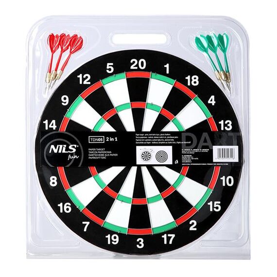 NILS FUN TDN05 2w1 Dwustronna tarcza Dart Fun, 8 zdjęcie