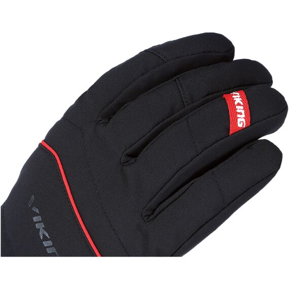 VIKIN SOLVEN SKI rękawiczki zimowe męskie narciarskie 110/23/7558 czarno/czerwone, Kolor: czarny/czerwony, Rozmiar: 10, 3 zdjęcie