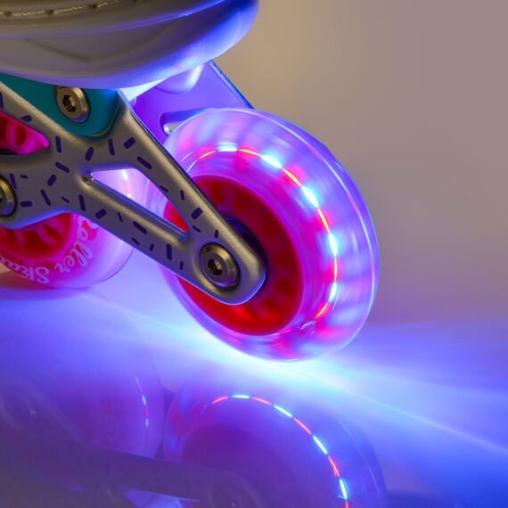 METEOR Rolki regulowane z wymienną płozą 4w1 Painter, Kolor: różowy, Waga: 1.6, Rozmiar: M (34-37), 9 zdjęcie