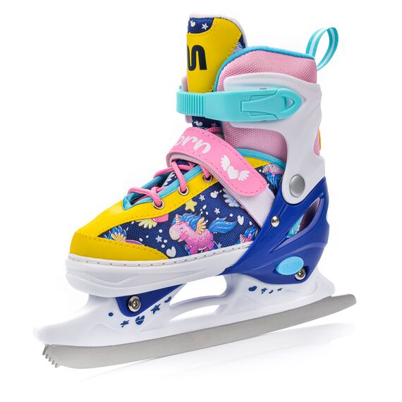 METEOR Rolki regulowane z wymienną płozą 4w1 Painter, Kolor: niebieski/różowy/żółty, Waga: 1.8, Rozmiar: L (38-41), 8 zdjęcie